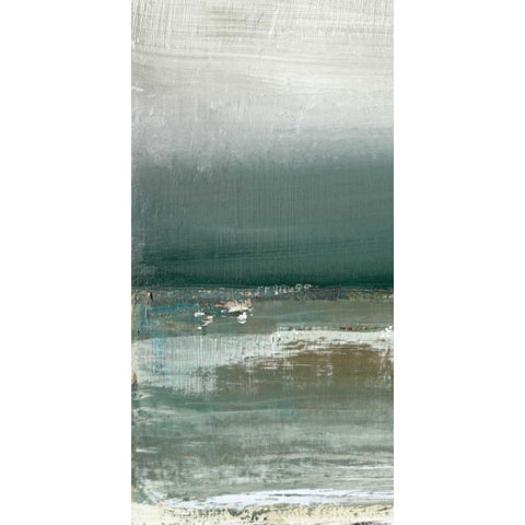 Shallows I White Modern Wood Framed Art Print by Gold, Caroline