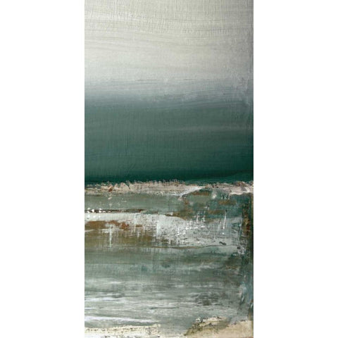 Shallows II Black Modern Wood Framed Art Print by Gold, Caroline