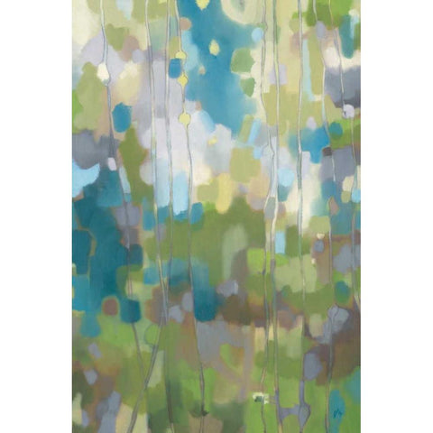 Wistful Black Modern Wood Framed Art Print with Double Matting by Weber, Jennifer