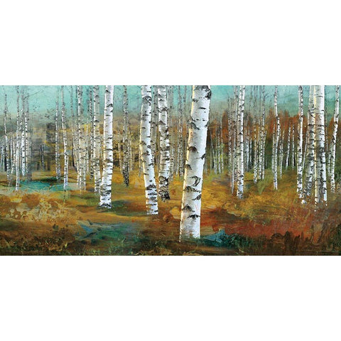 Summer Song White Modern Wood Framed Art Print by Fontaine, Stepahne