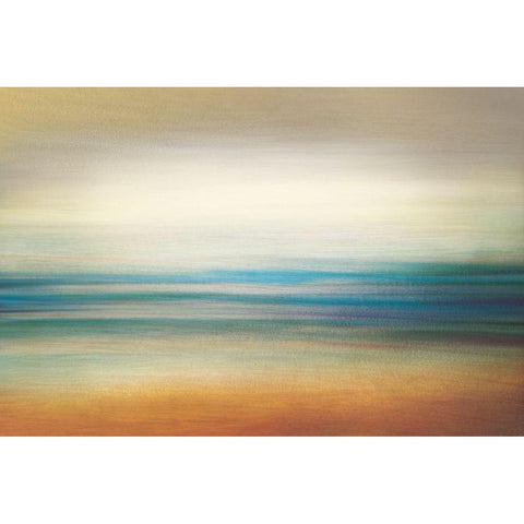 La Playa Gold Ornate Wood Framed Art Print with Double Matting by Venter, Tandi