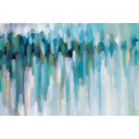 Aurora Lights II White Modern Wood Framed Art Print by Parker, Karen Lorena