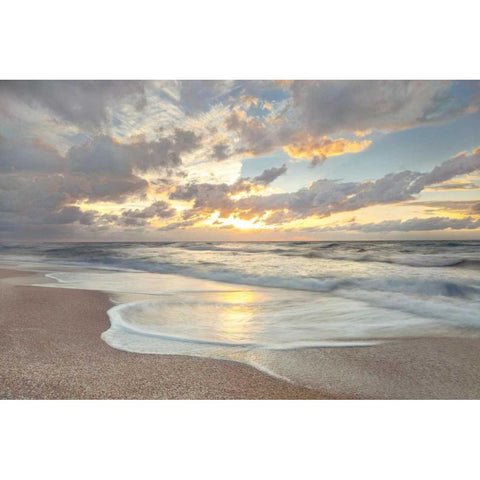 A Beautiful Seascape Black Modern Wood Framed Art Print with Double Matting by Frank, Assaf