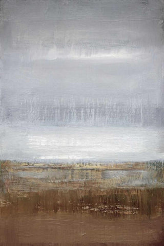 Everglades White Modern Wood Framed Art Print with Double Matting by Gold, Caroline