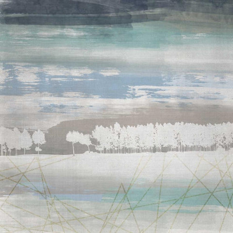 From the Earth I Black Modern Wood Framed Art Print with Double Matting by Duncan-He, Louis