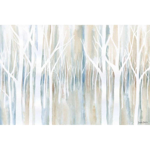Mystical Woods Black Modern Wood Framed Art Print with Double Matting by Banks, Debbie