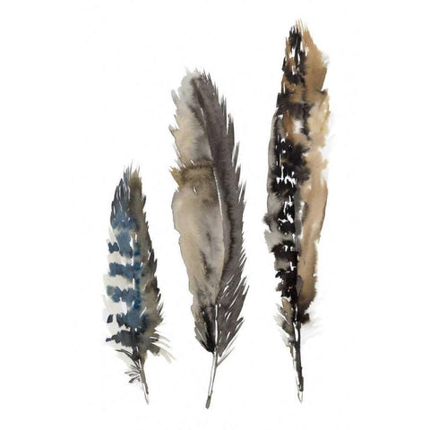 A Light Touch I Black Modern Wood Framed Art Print with Double Matting by Meyers, Rebecca