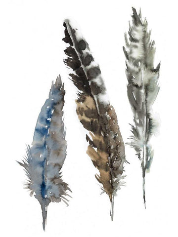 A Light Touch II White Modern Wood Framed Art Print with Double Matting by Meyers, Rebecca