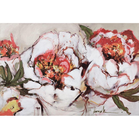 Charade Of Spring White Modern Wood Framed Art Print by Fitzsimmons, A.