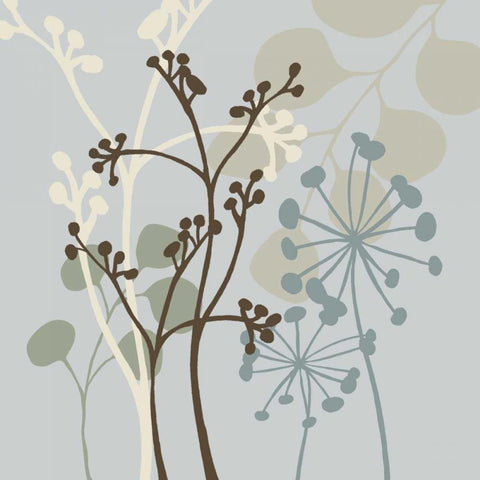 Sky Dance I Black Ornate Wood Framed Art Print with Double Matting by Venter, Tandi