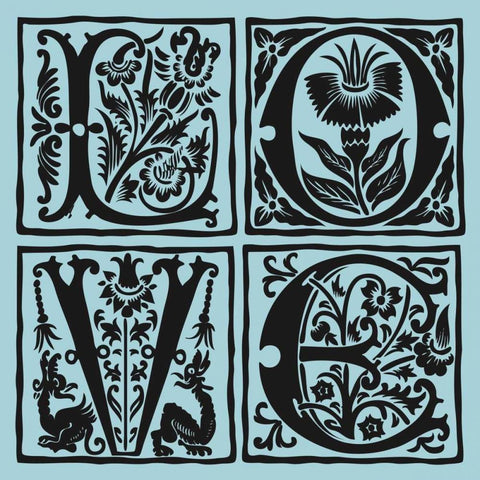 LOVE Black Modern Wood Framed Art Print by Berg, Sabine