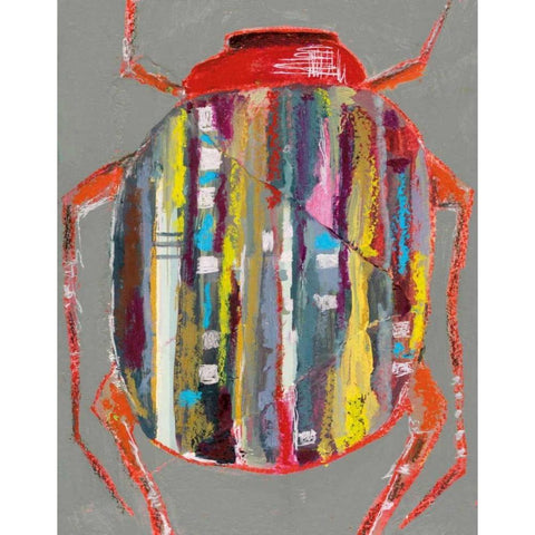 Whats Bugging You? II Black Modern Wood Framed Art Print by Swider, Staci