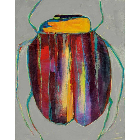 Whats Bugging You? IV Black Modern Wood Framed Art Print by Swider, Staci