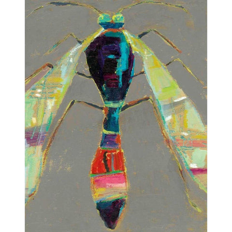 Whats Bugging You? III Black Modern Wood Framed Art Print by Swider, Staci
