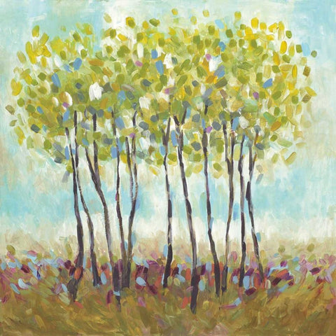 Foxwood II Black Modern Wood Framed Art Print by Pasion, Wani
