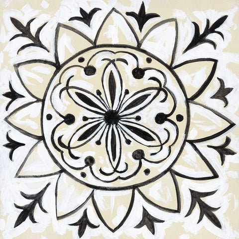 Imaginary Sunflower Black Ornate Wood Framed Art Print with Double Matting by Smith, Hope