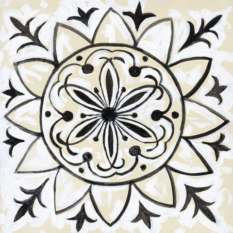 Imaginary Sunflower Black Modern Wood Framed Art Print by Smith, Hope