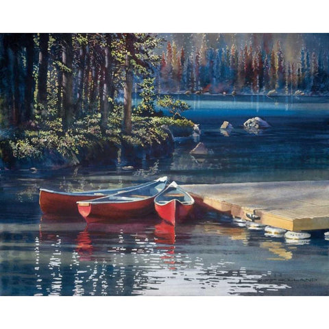 Threes Company Black Modern Wood Framed Art Print by Holland, Kiff