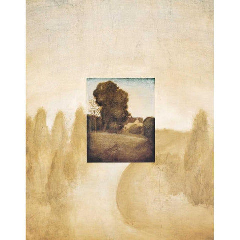 Dream House II Gold Ornate Wood Framed Art Print with Double Matting by Miller, Ronald