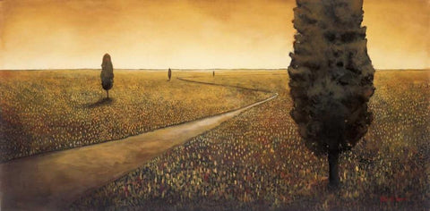 Infinite Dreamscape Black Ornate Wood Framed Art Print with Double Matting by St.Germain, Patrick