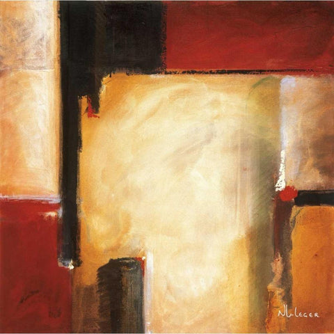West Black Modern Wood Framed Art Print by Li-Leger, Noah