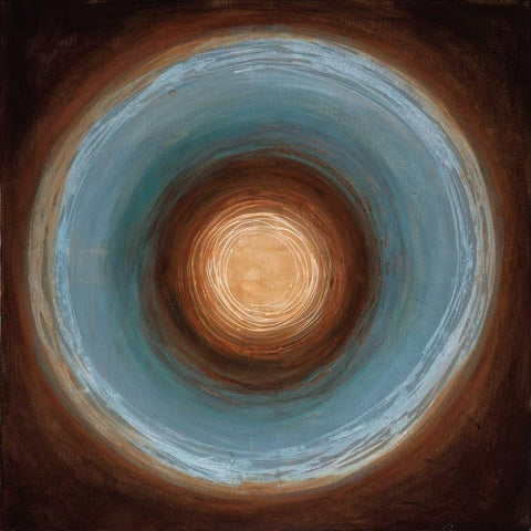 Precision Black Modern Wood Framed Art Print with Double Matting by Eve