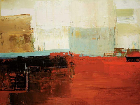 Umber Tones Black Ornate Wood Framed Art Print with Double Matting by Colbert , Peter