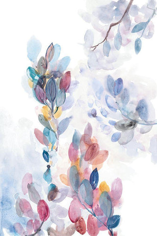 Spring Borough I  White Modern Wood Framed Art Print with Double Matting by Meyers, Rebecca