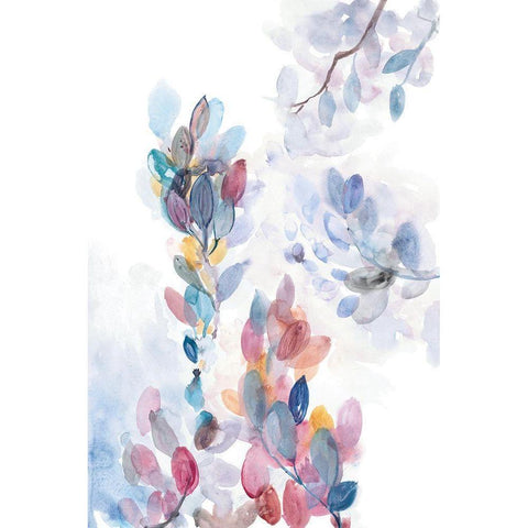 Spring Borough I  White Modern Wood Framed Art Print by Meyers, Rebecca