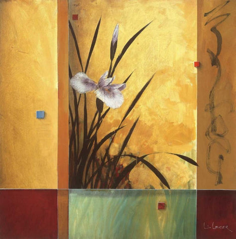 Sanctuary White Modern Wood Framed Art Print with Double Matting by Li-Leger, Don