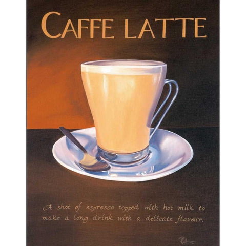 Urban Caffe Latte Gold Ornate Wood Framed Art Print with Double Matting by Kenton, Paul