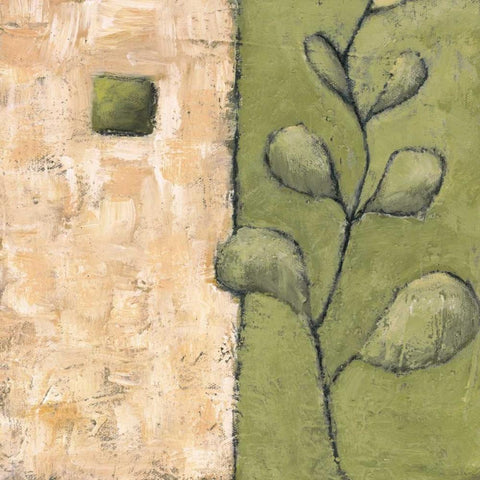 Seasons IV Black Modern Wood Framed Art Print with Double Matting by Salemink-Roos, Ursula