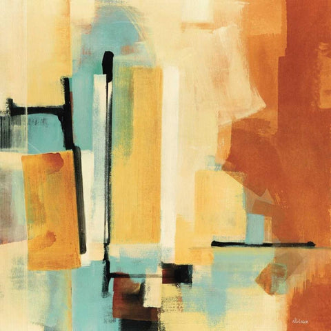 Desert Oasis II Black Modern Wood Framed Art Print by Li-Leger, Noah