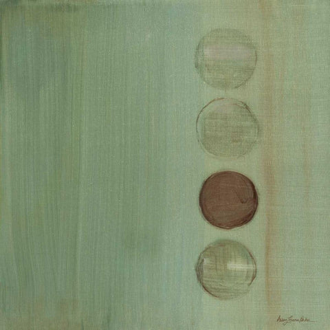 Aqua Drops II Black Modern Wood Framed Art Print by Parker, Karen Lorena