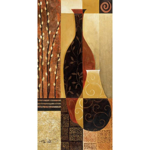 Prelude White Modern Wood Framed Art Print by Mallett, Keith