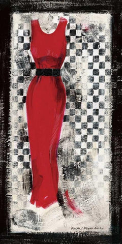 Going Retro I White Modern Wood Framed Art Print with Double Matting by Stajan-Ferkul, Andrea