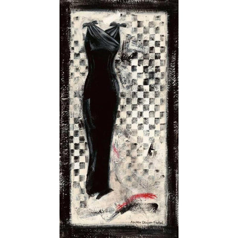 Going Retro II Black Modern Wood Framed Art Print by Stajan-Ferkul, Andrea