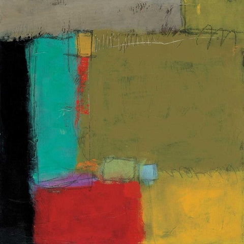 Muse II White Modern Wood Framed Art Print with Double Matting by Cardenas, Jason