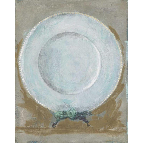 Dinner Plate II Black Modern Wood Framed Art Print with Double Matting by Stajan-Ferkul, Andrea