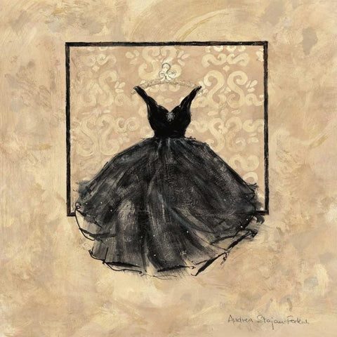 Take Me Dancing I Gold Ornate Wood Framed Art Print with Double Matting by Stajan-Ferkul, Andrea