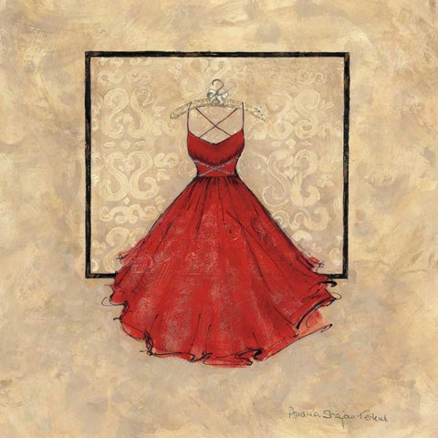 Take Me Dancing II White Modern Wood Framed Art Print by Stajan-Ferkul, Andrea