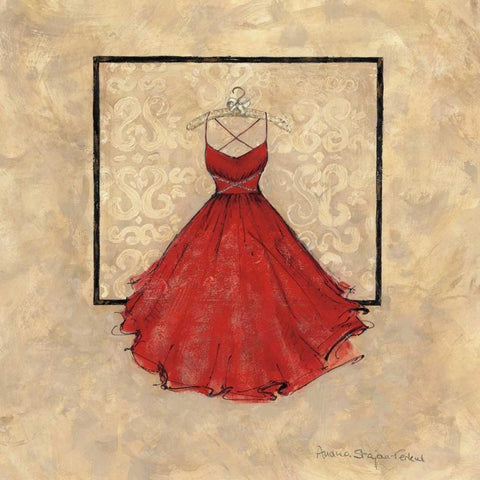 Take Me Dancing II White Modern Wood Framed Art Print with Double Matting by Stajan-Ferkul, Andrea