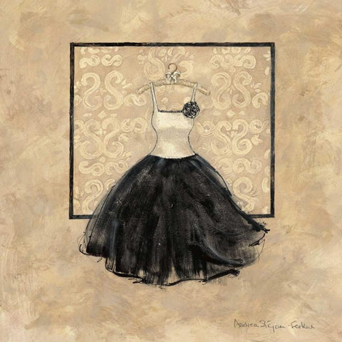 Take Me Dancing III Gold Ornate Wood Framed Art Print with Double Matting by Stajan-Ferkul, Andrea
