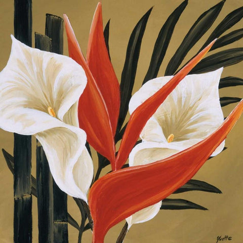 Sun Kissed IV White Modern Wood Framed Art Print by St. Amant, Yvette