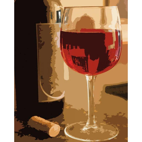 After Dinner Black Modern Wood Framed Art Print by Maihara/Watt, Jeff/Boyce