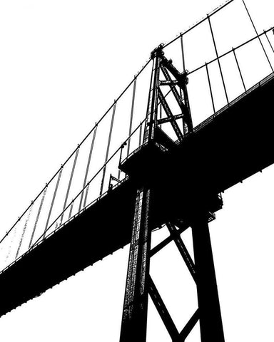 In Suspension I White Modern Wood Framed Art Print with Double Matting by Maihara/Watt, Jeff/Boyce