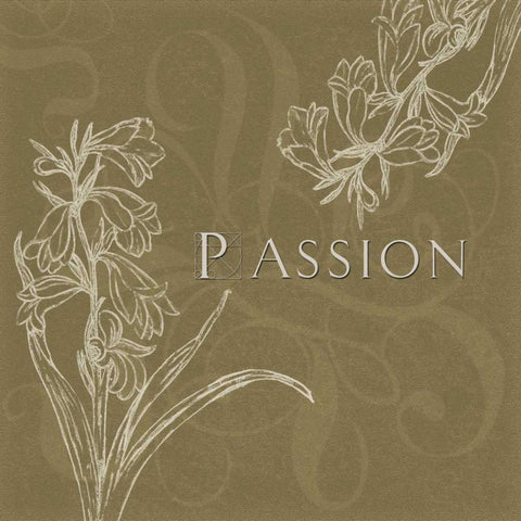 Passion Black Modern Wood Framed Art Print by Tanner, Jan