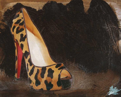 Shoe Box III White Modern Wood Framed Art Print with Double Matting by Stajan-Ferkul, Andrea