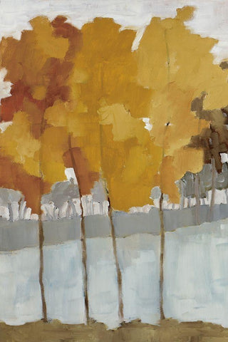 Wetlands I White Modern Wood Framed Art Print with Double Matting by Ellens, Jacqueline