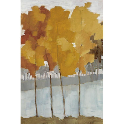 Wetlands I Black Modern Wood Framed Art Print with Double Matting by Ellens, Jacqueline